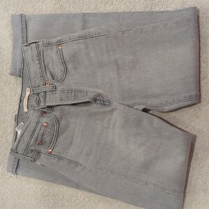 Levis Wedgie Straight Size 24 Gray